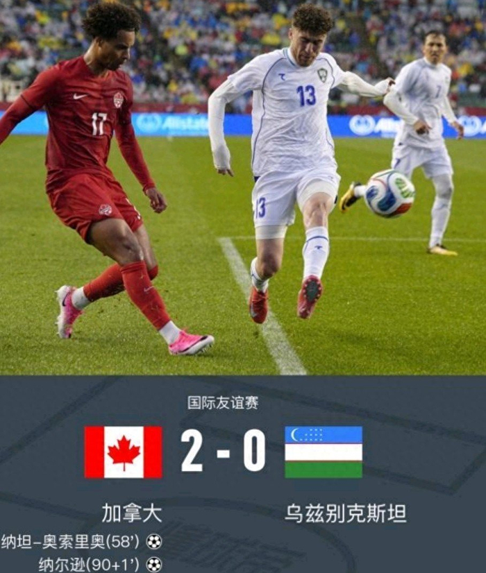 2-0，两队热身赛暴露短板！加拿大稳中有忧 乌兹两大硬伤阻碍突围|世界杯|乌兹别克斯坦|阿方索-戴维斯|美加墨世界杯|世预赛_新浪体育_新浪新闻